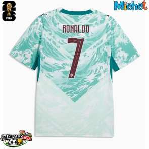 Portugali Cristiano Ronaldo #7 Vieraspaita MM-kisat 2026 Lyhythihainen